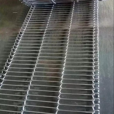 bande de conveyeur de chocolat, ceinture d'échelle, bande de conveyeur avec le type de Z, fil plat de convoyeur de câble 304 en métal d'acier inoxydable d'Inox