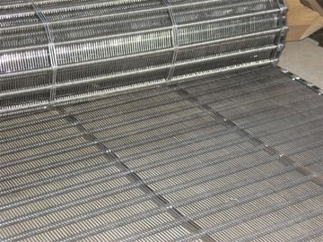 304 316 ojo de acero inoxidable Flex Wire Mesh Conveyor Belt para secarse