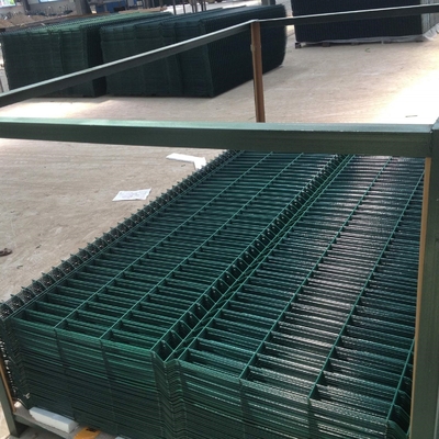 Fence Panel, Foldable garden fence PVC green coated v folds 3d bend wire mesh fence panels